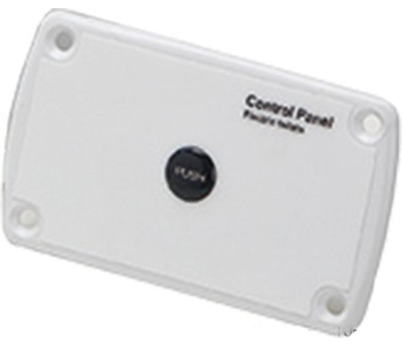 Osculati Inodoro eléctrico grande asiento plástico 12 V / 24 V