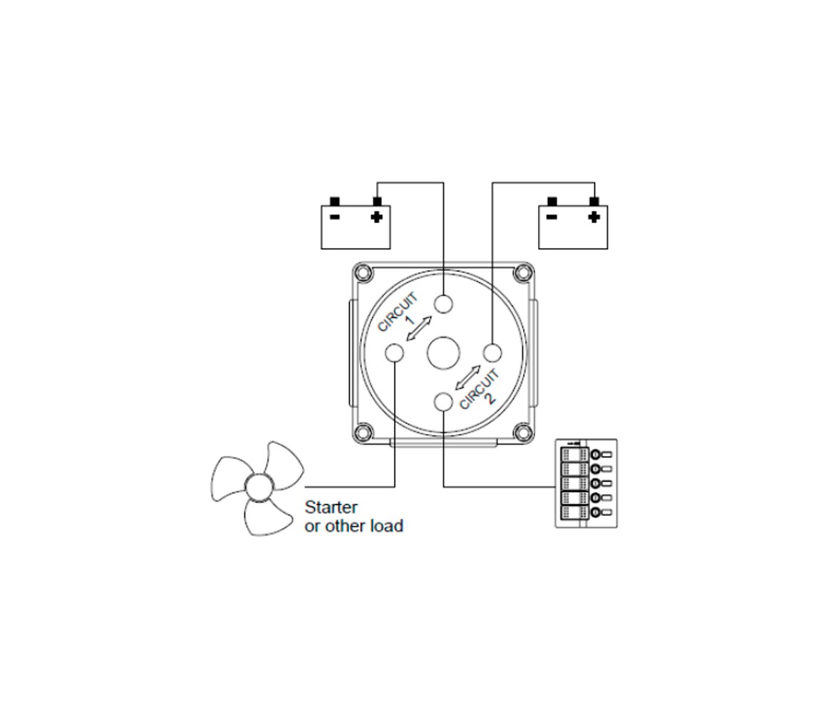 Osculati Interruptor de Bateria MKIII