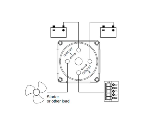 Osculati Interruptor de Bateria MKIII