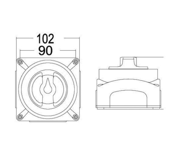 Osculati Interruptor de Bateria MKIII