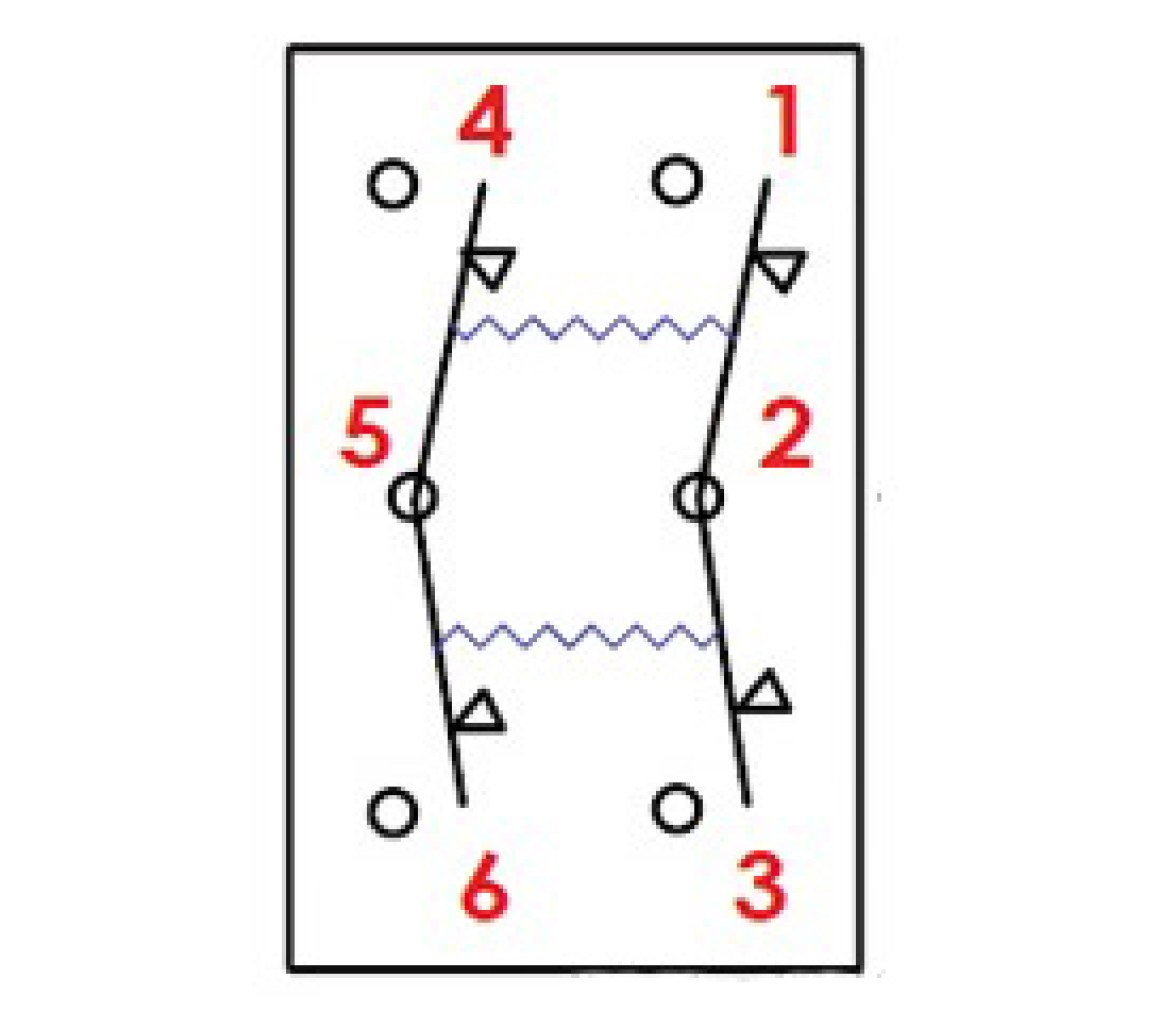 Osculati Interruptor (On)-Off-(On) IP67 Marina R