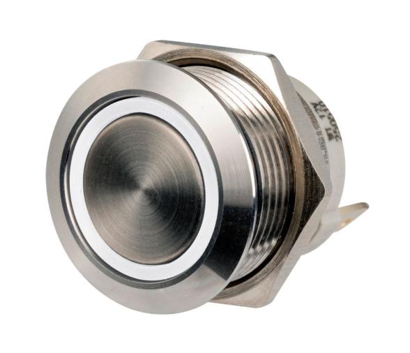 Osculati Interruptor Pushpull Acero Inoxidable ON-OFF 12/24V 20A