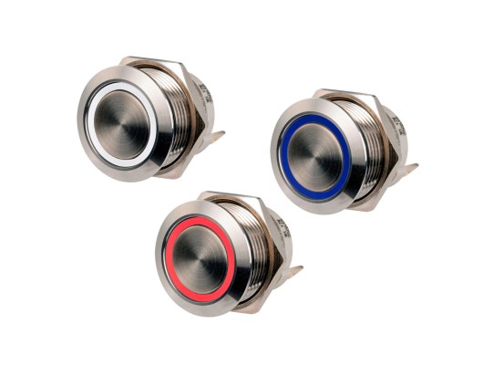 Osculati Stainless Steel Push-Pull Switch ON-OFF 12/24V 20A