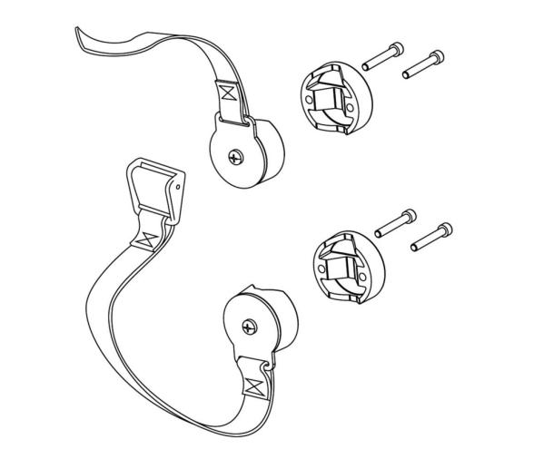 Osculati Kit de Correas para Tablas de SUP o Pasarelas