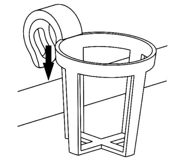 Osculati Kit Posavasos de Plastico para Montaje en Pasamanos
