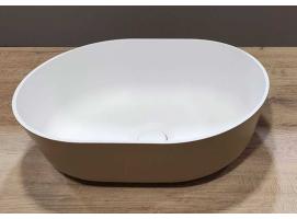 Osculati Lavabo Semi-ovalado en Ocritech Beige