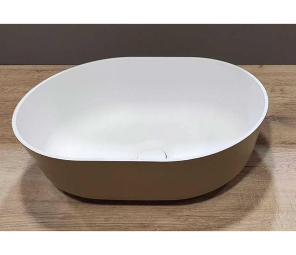 Osculati Lavabo Semi-ovalado en Ocritech Beige