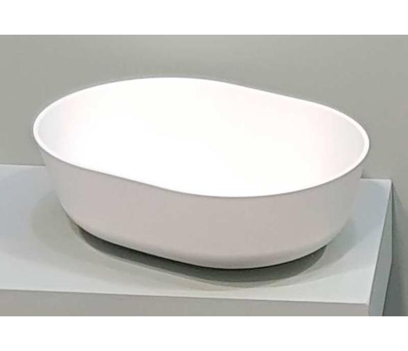 Osculati Lavabo Semi-ovalado en Ocritech Blanco