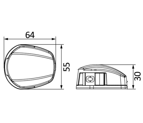 Osculati Luces de Navegacion Nemo LED para Montaje Horizontal