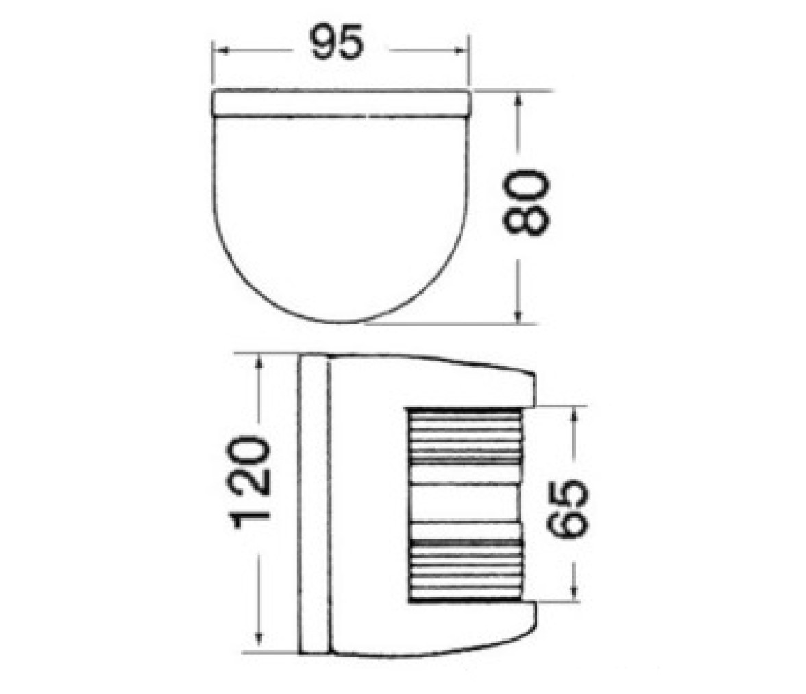 Osculati Luz de Tope Utility 78 24V