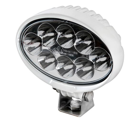 Osculati Luz LED Ajustable con Carcasa Blanca Ovalada