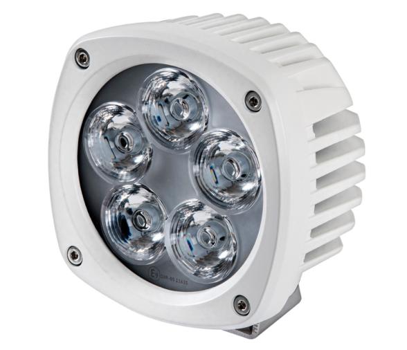 Osculati Luz Led Ajustable con Carcasa Cuadrada Blanca
