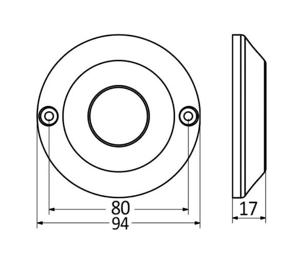 Osculati Luz LED Subacuática 60 W