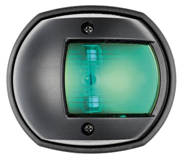 Osculati Luz Posicion LED Estribor carcasa negra Sphera