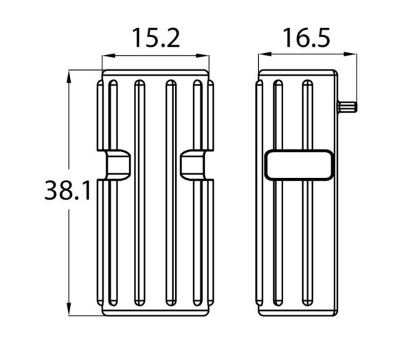 Osculati Protección para Pantalán Modelo Fender Mediano Azul