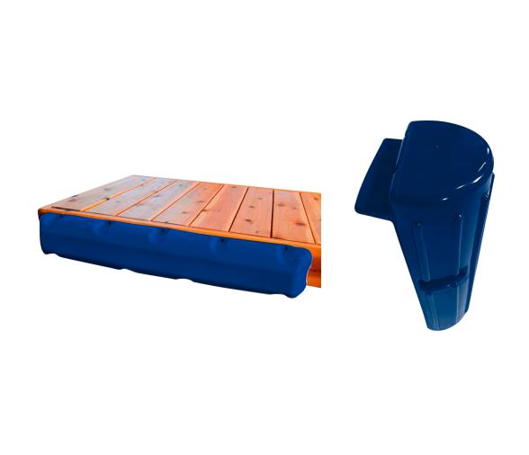 Osculati Protección para Pantalán Modelo Fender Mediano Azul