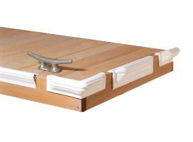 Osculati Defensa Pantalán Modelo Fender Pequeño Blanco