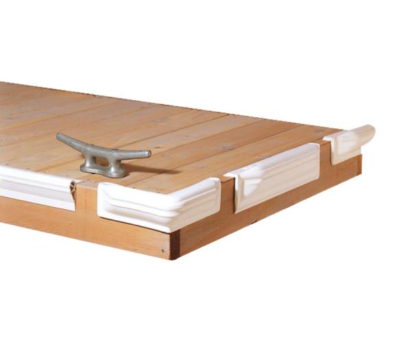 Osculati Defensa Pantalán Modelo Fender Pequeño Blanco