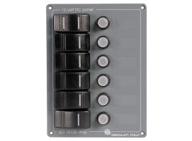 Osculati Panel Electrico 6 interruptores vertical