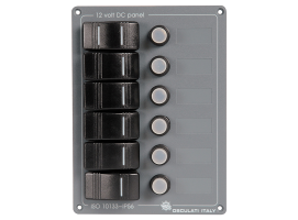 Osculati Electric Panel vertical 6 switches