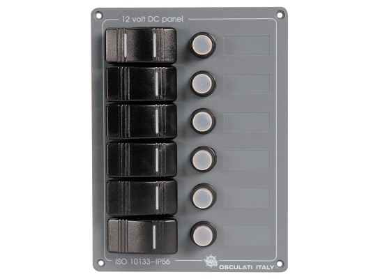 Osculati Electric Panel vertical 6 switches