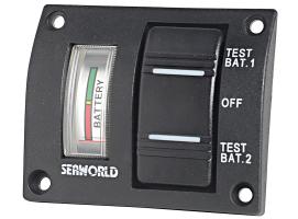 Osculati Panel Electrico con tester e interruptor estanco