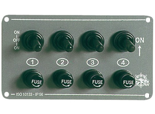 Osculati Elite Horizontal Electrical panels IP 56 4 switches