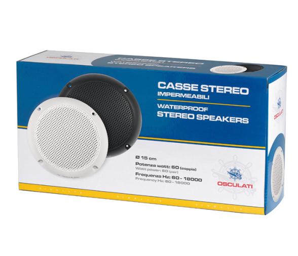 Osculati Pareja de Altavoces 2 Vias Estanco 60 W