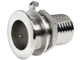 Osculati Stainless Steel Skin Fitting with Hose Adaptor