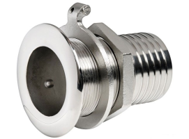 Osculati Stainless Steel Skin Fitting with Hose Adaptor