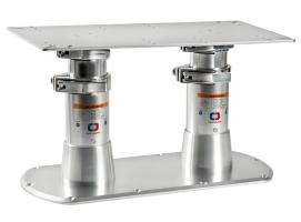 Osculati Pedestal Doble de Gas con base 615 x 300 mm