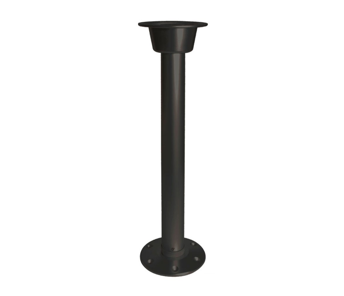 Osculati Pedestal Negro de Mesa con Bloqueo de Rosca 689 mm