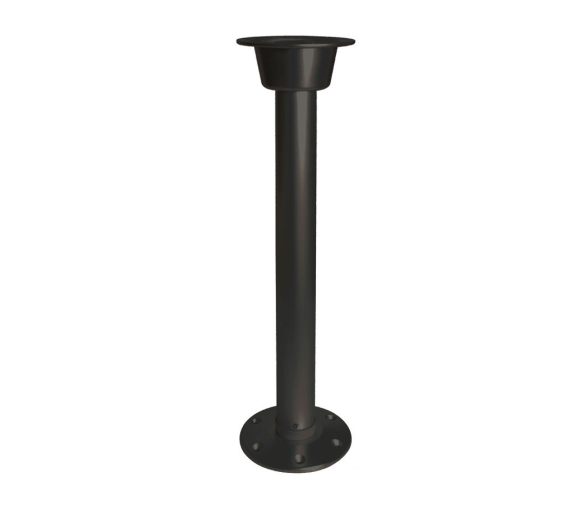 Osculati Pedestal Negro de Mesa con Bloqueo de Rosca 689 mm