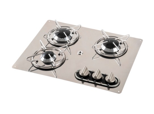Osculati Placa de Cocina de 3 Fuego