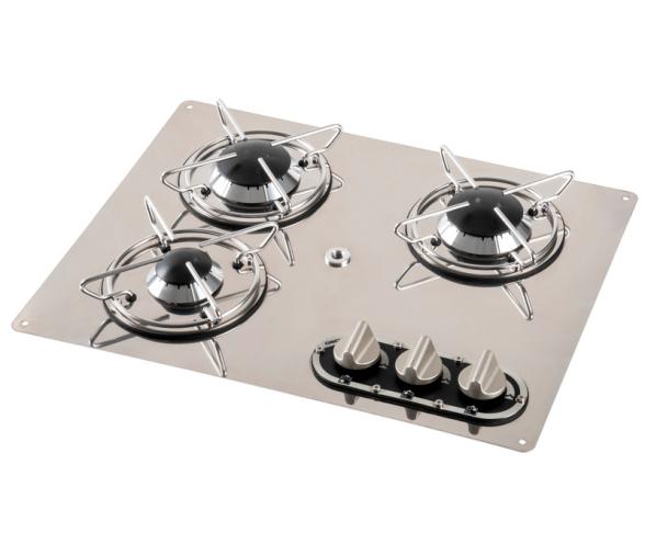 Osculati Placa de Cocina de 3 Fuego