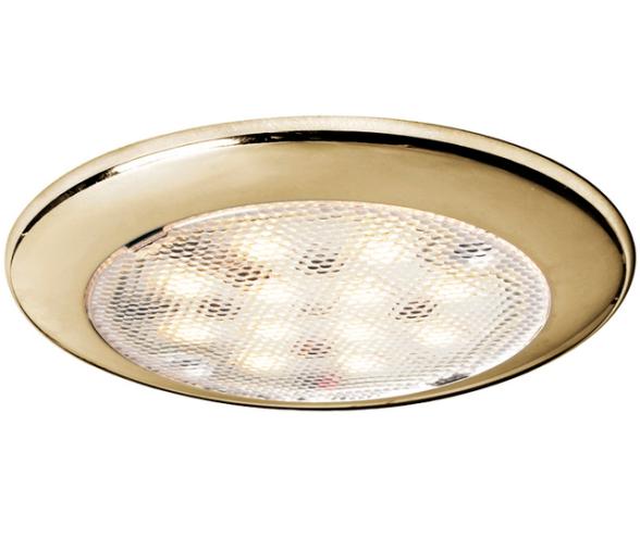 Osculati Plafón LED Inox Dorado Empotrable