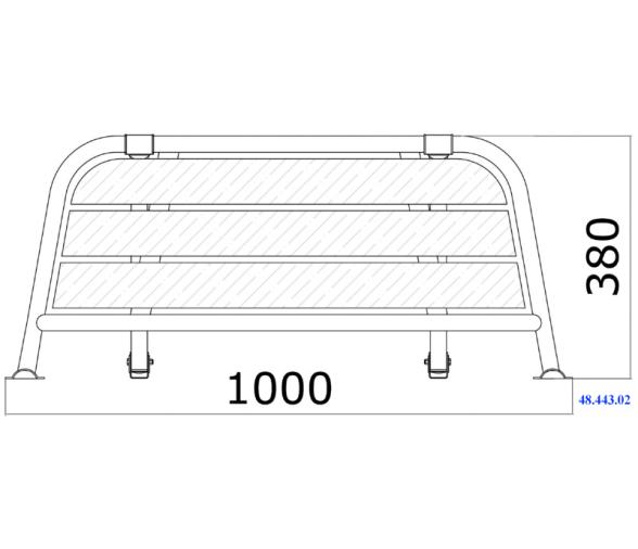 Plataforma de Popa Inox 316