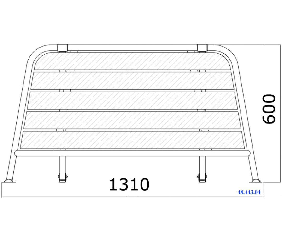 Plataforma de Popa Inox 316