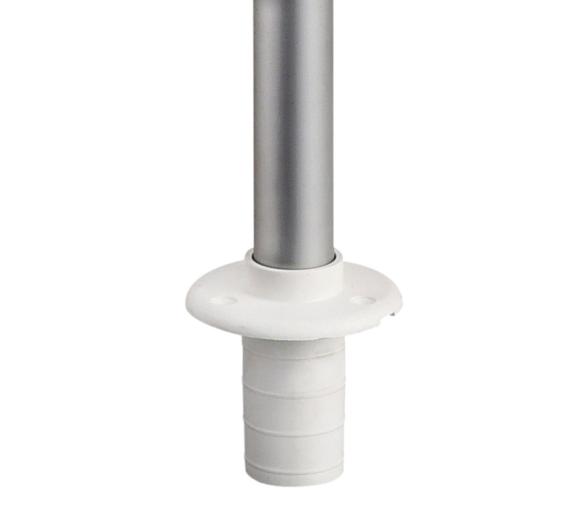 Osculati Poste de Aluminio Clásico 100 cm 225°