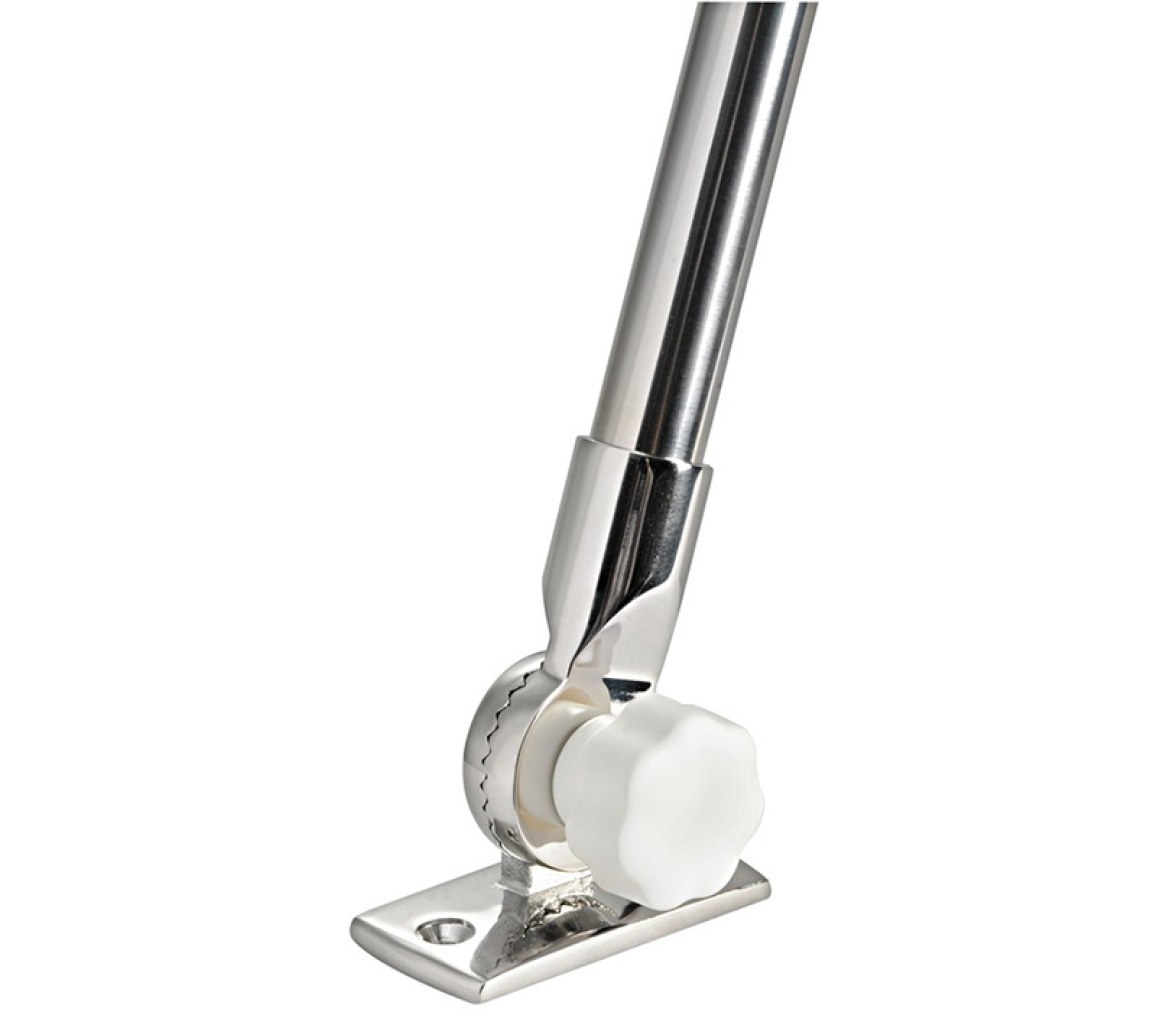 Osculati Poste Plegable SS con Doble luz 60 cm