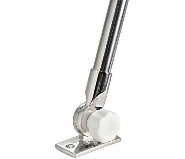 Osculati Poste Plegable SS con Doble luz 60 cm