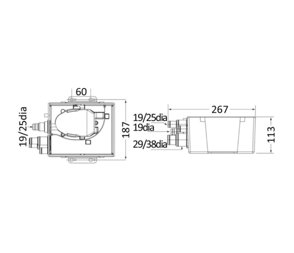 Osculati Depósito de Aguas Grises Atwood MK2 con Bomba Automática