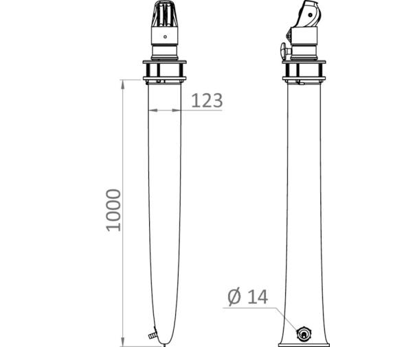 Osculati Protectores para Pescante Telescopico