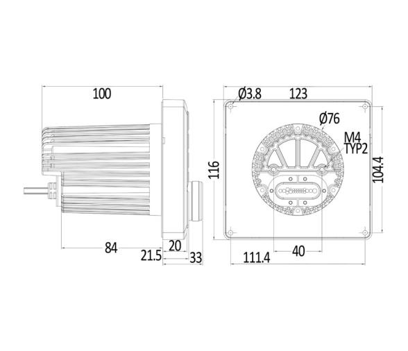 Osculati Radio de Tablero con Mando a Distancia