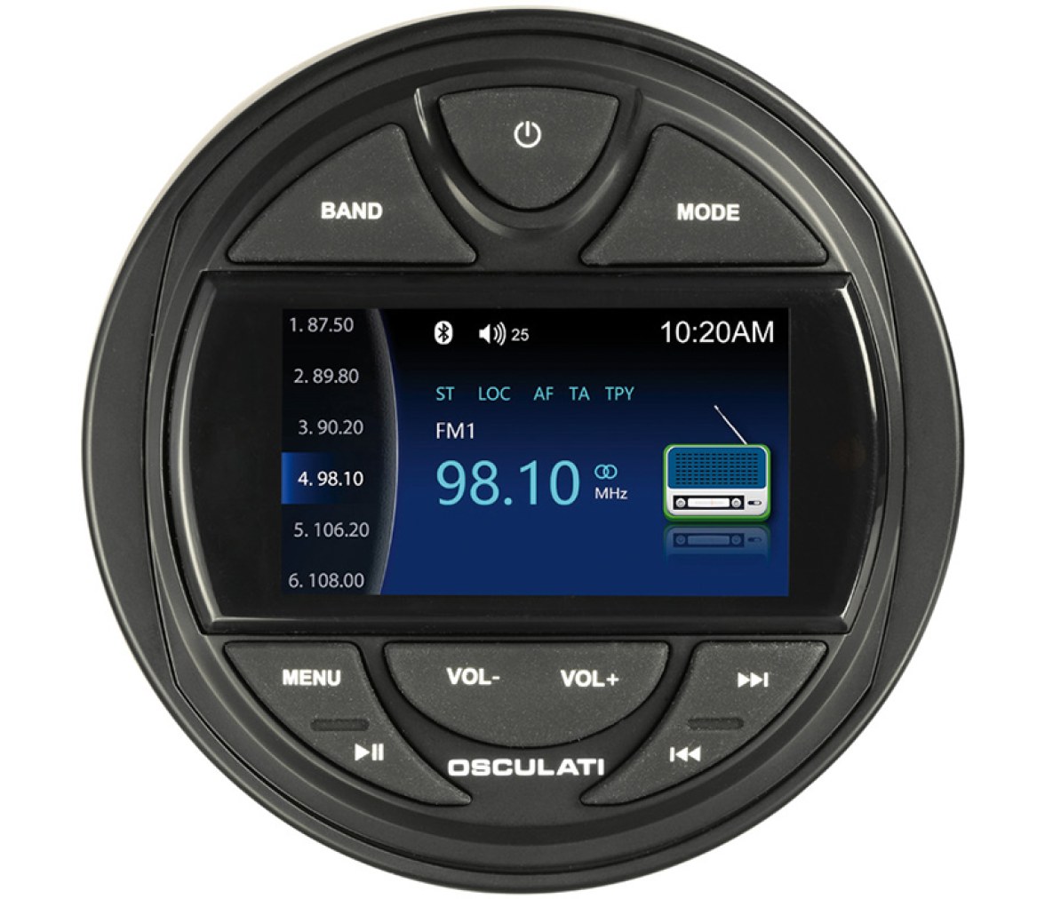 Osculati Radio M3-TFT para Mesa de Instrumentos