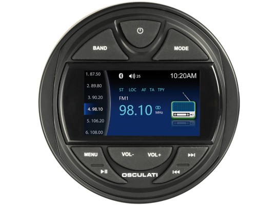 Osculati M3-TFT Radio for Instrument Table