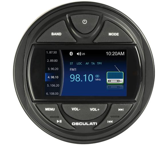 Osculati Radio M3-TFT para Mesa de Instrumentos