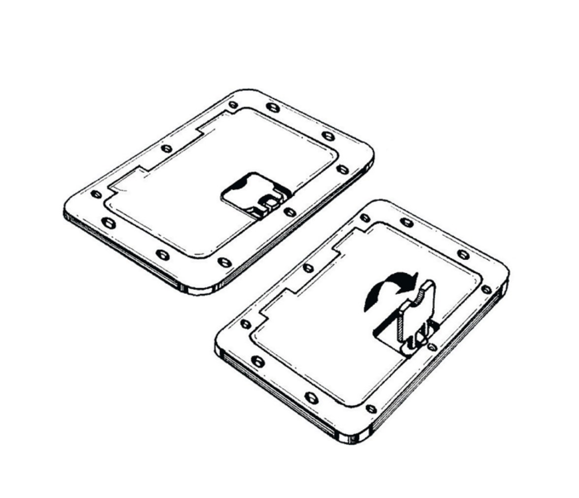 Osculati Registro Rectangular Blanco