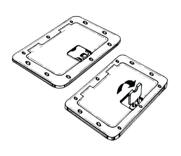 Osculati Registro Rectangular Gris