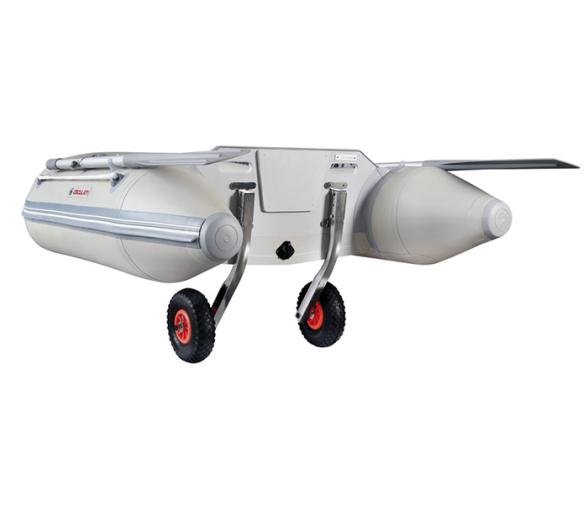 Osculati Ruedas de transporte para botes inflables de 160 kg, tipo volquete